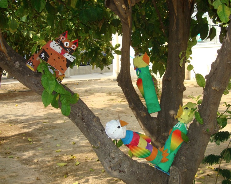 Έργα Παιδιών - Εγκατάσταση στον χώρο (Installation)