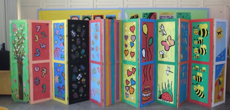 Έργα Παιδιών - Εγκατάσταση στον χώρο (Installation)