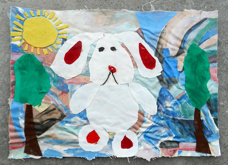 Έργα Παιδιών - Υφασματογραφία 